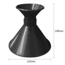 Magic Snow Remover Funnel Outdoor Cone Shaped Car Window Ice Scraper (Black