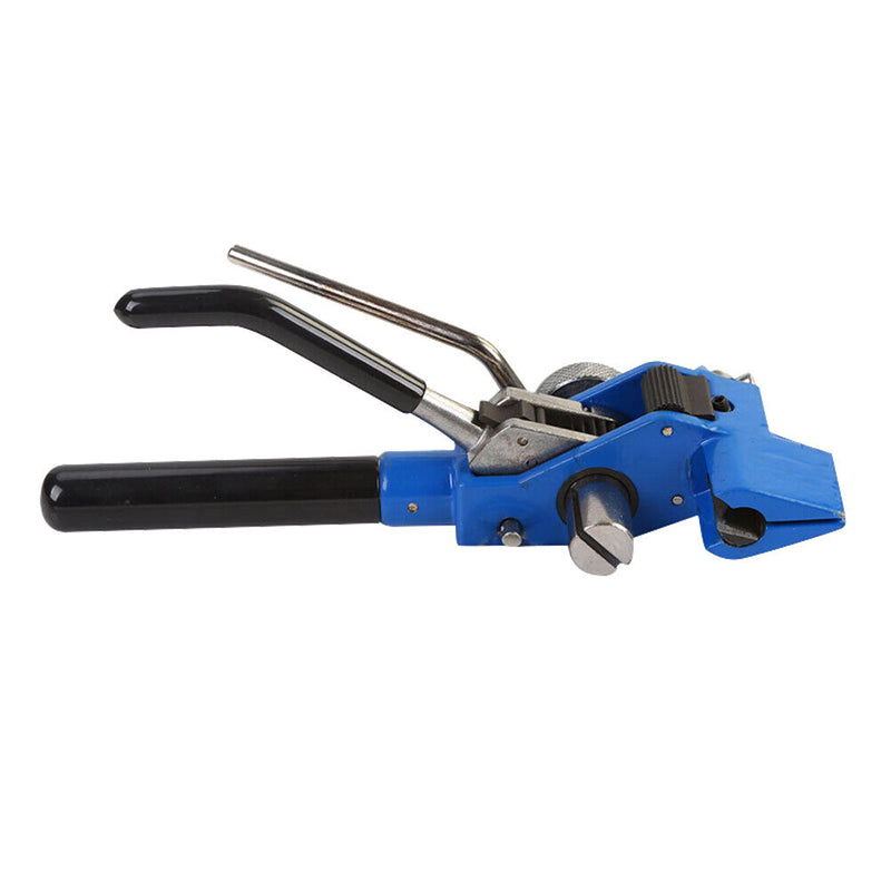 Stainless Steel Cable Tie Plier Fasten Tool w/ Adjustab Tension Tie Cutter