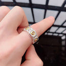 Jewelry Adjustable Open Hip Hop Wedding Daisy Rings Flower Ring Rings For Women