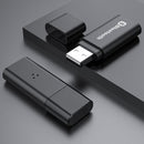 Dongle Stereo AUX Bluetooth 5.0 Adapter Audio Receiver 2-in-1 USB Transmitter