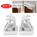 Fixed Clip Hanging Rod Holder Towel Holder Hanging Rack Curtain Rod Clip