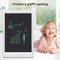 10in LCD Electronic Writing Tablet Digital Drawing Handwriting Pad (White)