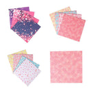 Hot DIY craft Kids Square Scrapbooking  Folding Papers Origami  Cherry Blossom