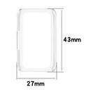Smart Watch PC Housing Frame for Honor Band 6 Protective Cover (Clear) Newly