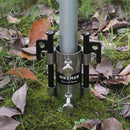 Outdoor Ground Nail Fixing Pipe Tent Pole Awning Rod Holder Sunshade Pole