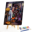 DIY Candy Children Oil Paint by Numbers Halloween Hand Painted Acrylic Drawing