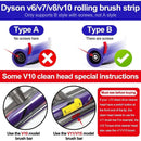 Part Soft Plush Strips Vacuum Cleaner Strips Rolling Brush Strips For Dyson