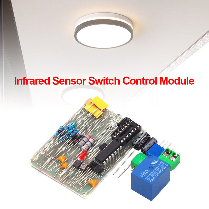 Infrared Proximity Switch DIY Kit 0-40s Delay Time Infrared Sensor Module