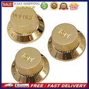 3pcs Volume Tone Control Knobs Potentiometer Caps Hat for Electric Guitar P