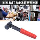 Ratchet Wrench 1/4 Head Screwdriver Pole Socket Torque Double End Spanner Newly