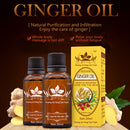 Pure Ginger Essential Oil Body Massage Essential Oil Lymphatic Drainage