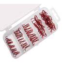 Carbon Steel Fishing Barbed Fishing Treble Hooks Hook Set Box Three Anchor Hook