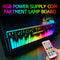 COOLMOON RGB Light Board for PC Power Box Color-Changing Lighting Side Panel