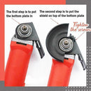 Angle Grinder Base Adjustable Metal Bracket Stand Holder Balance Tools Q9R5
