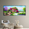 Cabin in Woods Oil Paint By Numbers Canvas Picture DIY Home Decoration Gift