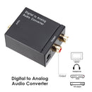 Digital to Analog Audio Converter Optical Toslink Coaxial to RCA Adapter  Newly