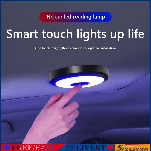 Car Led Roof Lamp Auto Interior Dome Reading Magnet Touch USB Ceiling Light #F