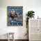 Retro Animal Poster Oil Paint By Numbers Kits Canvas DIY Picture Hand Painted