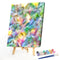 Colorful Leaves Oil Paint By Numbers DIY Craft Coloring Drawing Home Decora