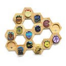 Medal Holder Display - 1 Pack Hexagonal Honeycomb Medal Display Stand Newly