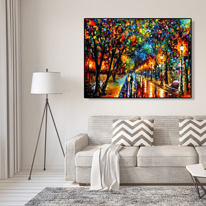 Painting By Numbers DIY Romantic Stroll Canvas Oil Art Picture Home Decor Kit