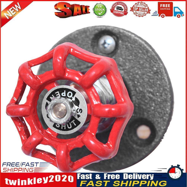 Retro Industrial Wheel Valve Hook Wall Hanging Art Home Coat Towel Hanger Newly