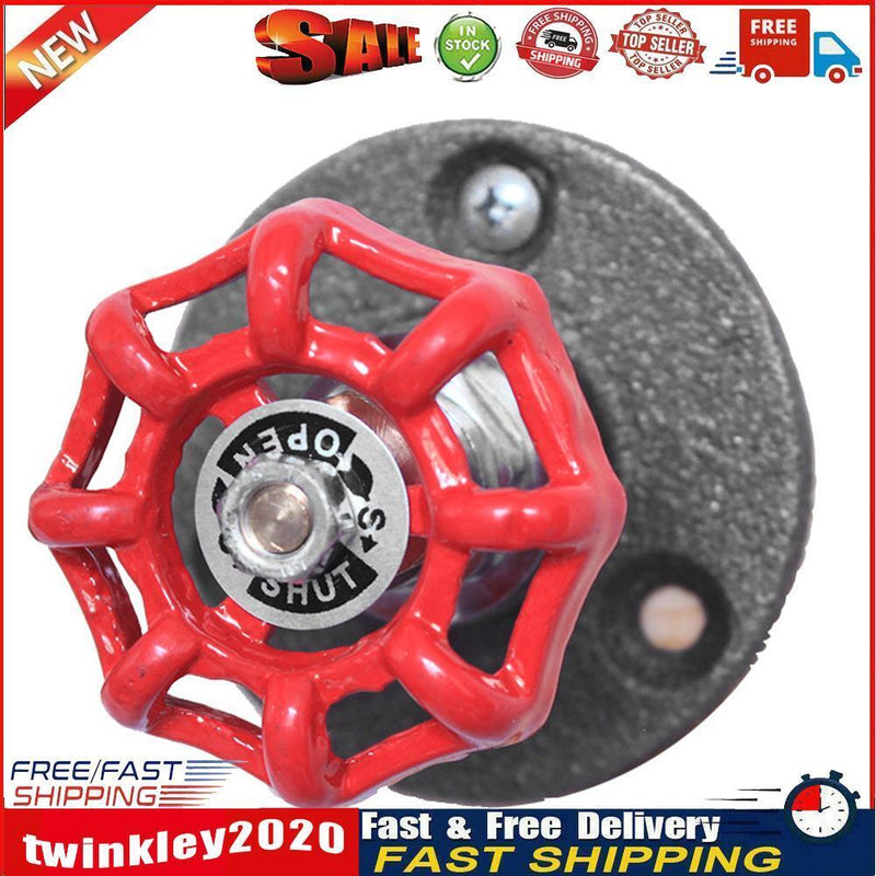 Retro Industrial Wheel Valve Hook Wall Hanging Art Home Coat Towel Hanger Newly