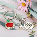Husband Wife Gift Bag Pendant Gift For Teacher Letter Keyring Letter Key Chain