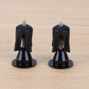 One Pair Bike Bicycle Aluminum Handlebar Grips Handle Bar Cap black