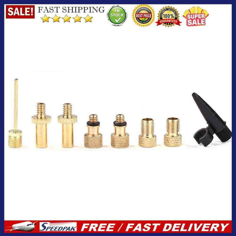 Outdoor Mountain Bike Accessory Bike Valve Adapter Set Tube Pump Air Compre