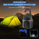 COB LED Mini Outdoor Camping Carabiner Flashlight 80lm Floodlight (Black)