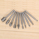 10pcs HSS Routing Router Bits For &Rotary,Engraving,Wood Working Tool Newly