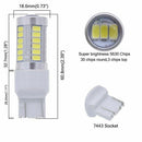 5730 Turn Signal T20 W21/5W 7443 33SMD LED Bulbs Car Backup Reverse Light