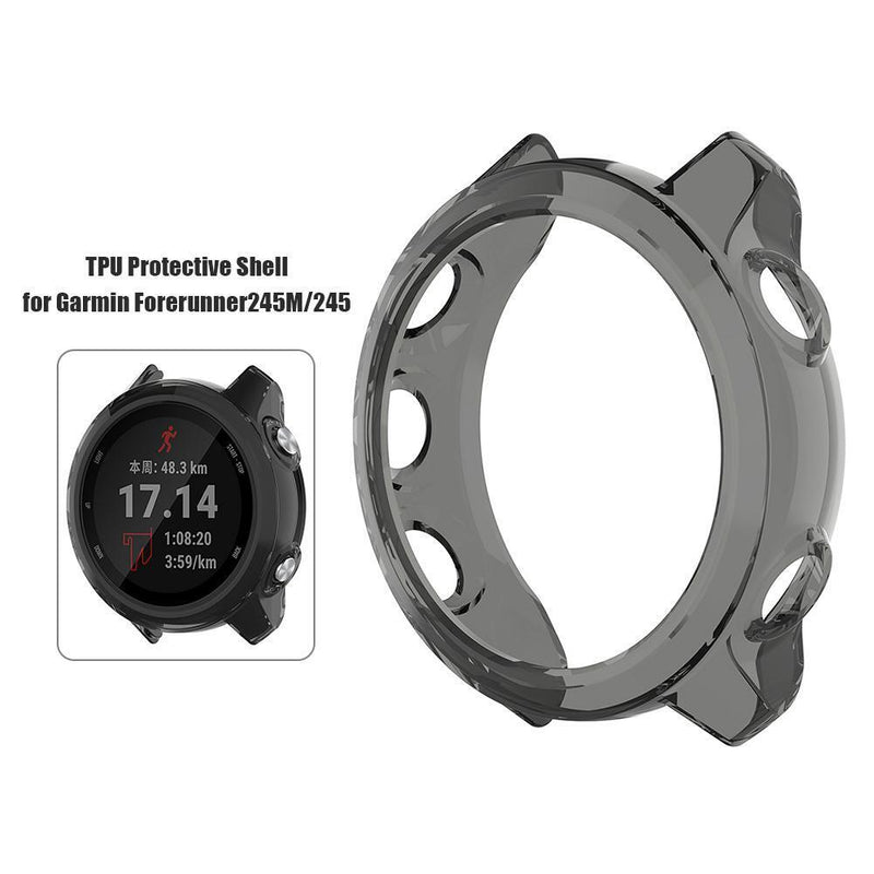 TPU Anti-scratch Case Cover Shell Full Frame for Garmin Forerunner245M/245 Watch