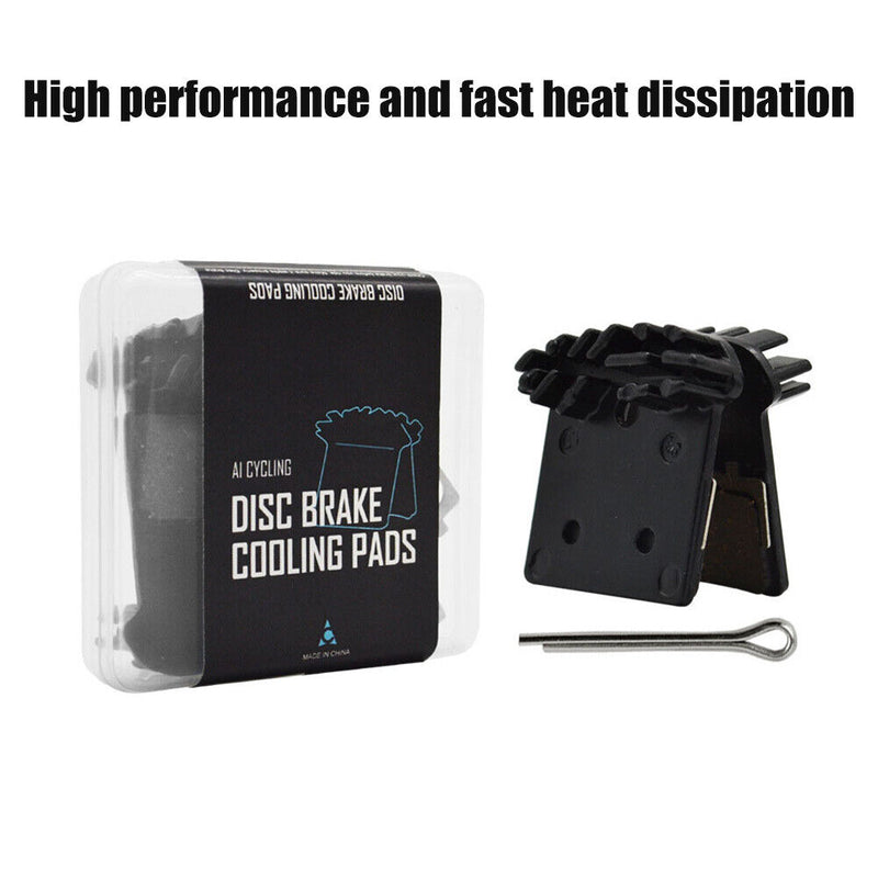 1 Pair MTB Bike Cooling Fins Heat Radiation Brake Pad for M9000 M9020 M987 Newly
