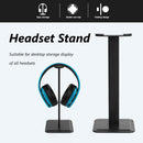 M2 Desktop Headset Stand Holder for All Over-Ear On-Ear Headphones Sizes Black