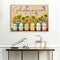 50X40cm English Sentence Frameless Oil Paint By Numbers Painted Picture Craft