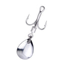 10pcs/Set Metal Barbed Fishing 3-Hooks with Rotating Sequin Fishing Accessories