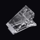 Transparent Manicure Art Builder Clamps Nail Tips Clips for False Nail Fixation