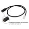 Starriver RJ9 4P4C Male to 3.5mm Female Audio Converter Adapter Cable