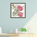 12 Months Flower Cross Stitch DIY Needlework 14CT Stamped (January H423)