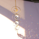 Moon Sun Ball Crystal Hanging Metal Pendant Garden Decor (24)