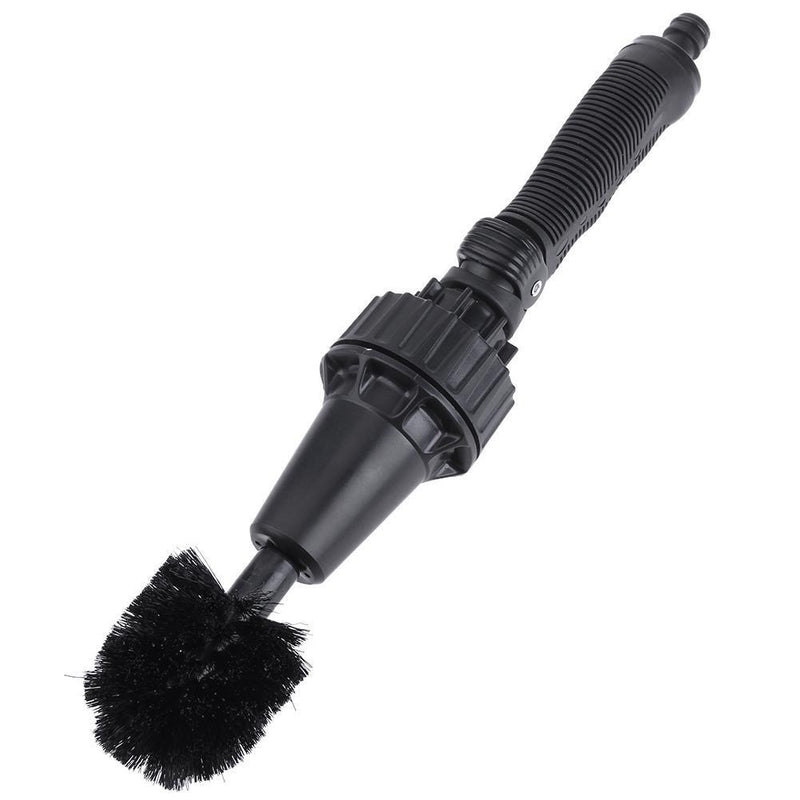 Water Spray Brush Handheld Rotate Car Wheel Tire Rim Cleaning Brush Tool