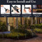 LED Solar Firefly Garden Light Kit Garden Landscape Firefly Swaying # Warm ligh`