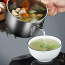 1X Steel Gravy Oil Grease Soup Separator Strainer Bowl Cookware F4L3 X6R1