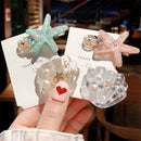 Accessories Zircon Luxury BB Clip Acrylic Hairclips Starfish Hairpins Shell