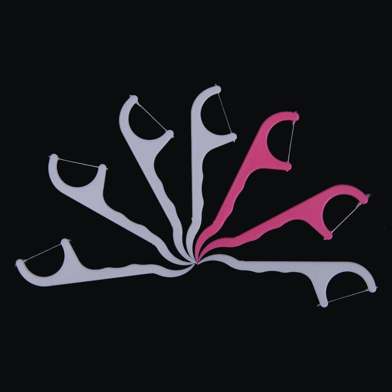 75pcs Dental Picks Toothpicks Stick Oral Health Care Tooth Clean