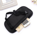 Sport Anti-Theft Invisible Fanny Pack ID Card Phone Holder Pouch (Black)