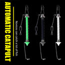 Fishing Hooks Automatic Spring Catch Ejection Jig Head Lure Tackle (White) Newly