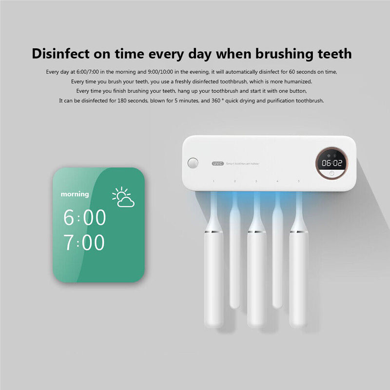#A UV Toothbrush Holders Home Gadgets Shaver Rack for Home Bathroom Toilet